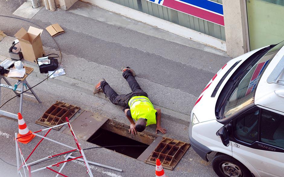canalisation egout Clichy-sous-Bois
